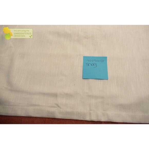 Threshold Blackout Henna Rod Pocket Curtain Panel 50x63" White (Snag)* - Picture 3 of 5